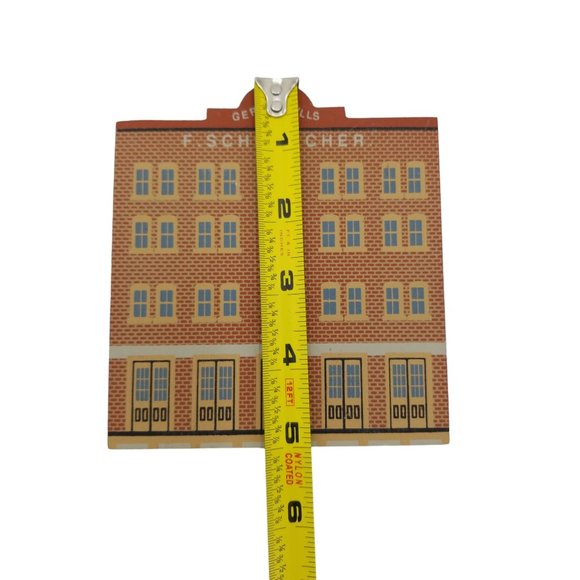 Cat's Meow Village F Schumacher 1872 German Mills Akron Ohio Market St Series - Picture 8 of 9